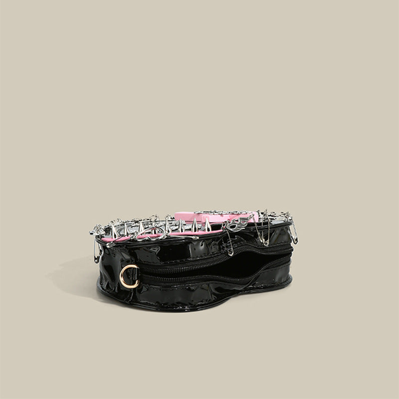 Wholesale Y2K Gothic Heart Messenger Bag